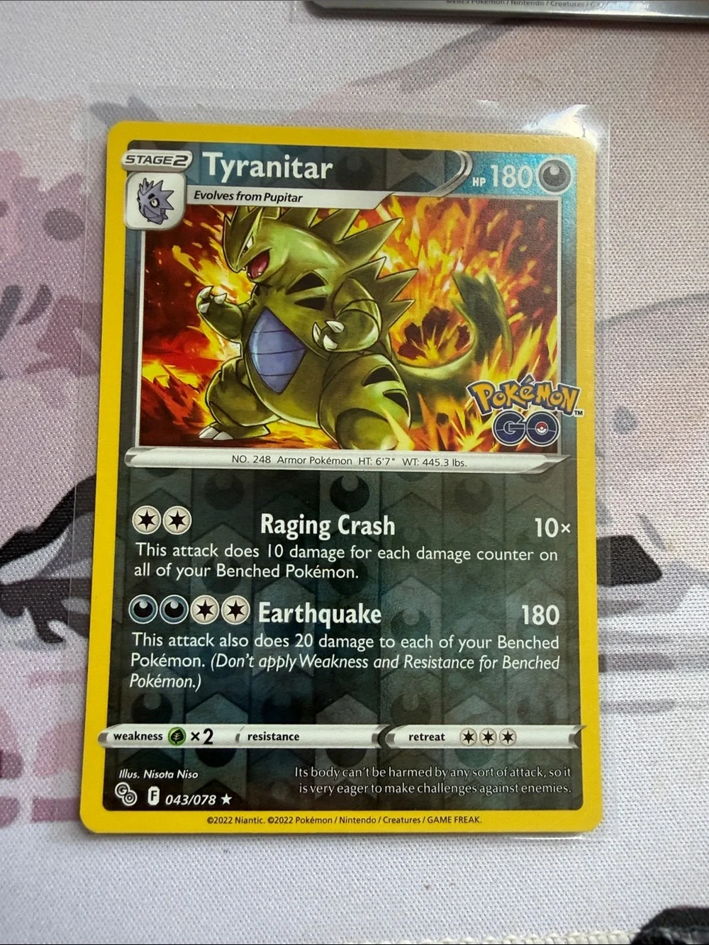 Larvitar Pupitar & Tyranitar Pokémon Evolution Holo Card Lot 🦖| 5 Cards ✨5/$25✨